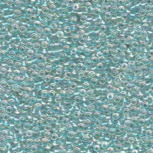 SB11-9263 Transparent Lined Lihgt Sea foam AB