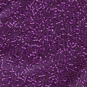 DB1345 5g Silver Lined Dyed Bright Violet