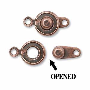 BSC6 2 Ball and Socket Antique Copper